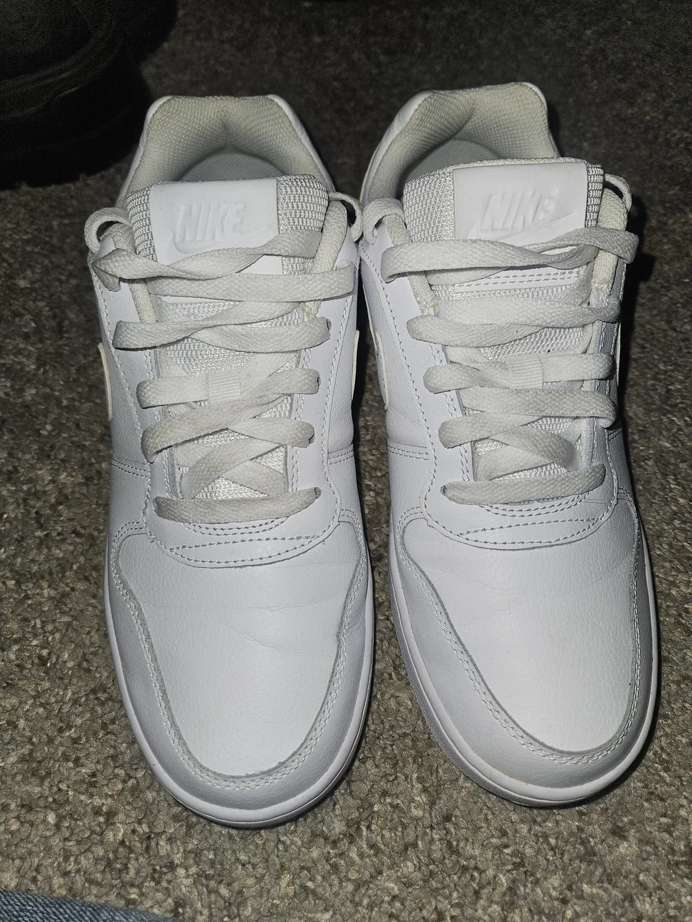 Women’s Nike Court Vision Low – All-White Low-Top Sneakers (Size US 9)